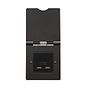 Soho Lighting Matt Black USB Charger Floor Socket 1 Gang Blk Ins