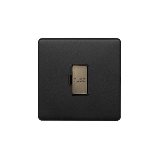 Matt Black and Antique Brass Fused Spur
