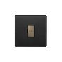 Matt Black and Antique Brass Fused Spur
