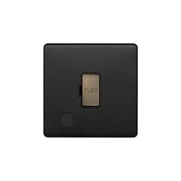 Matt Black and Antique Brass Fused Spur

