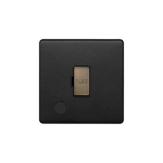 Matt Black and Antique Brass Fused Spur
