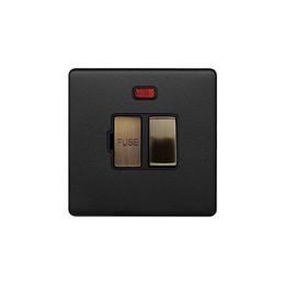 Matt Black and Antique Brass Fused Spur
