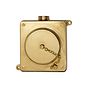 Soho Lighting Chelsea Solid Brass 1 Gang IP66 Outdoor 13A Socket
