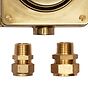 Soho Lighting Chelsea Solid Brass 1 Gang IP66 Outdoor 13A Socket