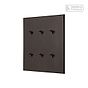 Soho Lighting Heritage Bronze 6 Gang 2 Way Dimming Toggle Switch with Bronze Toggle - The Palaces Collection
