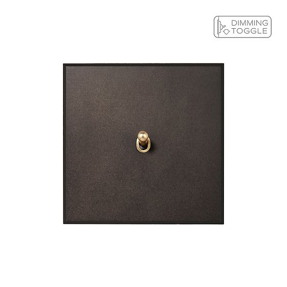 Soho Lighting Heritage Bronze 1 Gang 2 Way Dimming Toggle Switch - The Palaces Collection