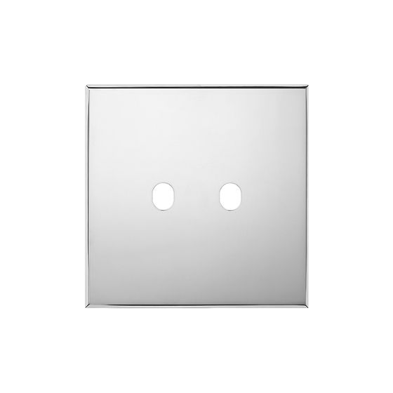 Soho Lighting Nickel 2 Gang TM Module Grid Switch Plate - The Palaces Collection