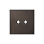 Soho Lighting Heritage Bronze 2 Gang TM Module Grid Switch Plate - The Palaces Collection