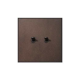 Soho Lighting Heritage Bronze 2 Gang 20A Intermediate Toggle Switch with Bronze Toggle - The Palaces Collection