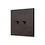 Soho Lighting Heritage Bronze 2 Gang 20A 2 Way Toggle Switch with Bronze Toggle - The Palaces Collection