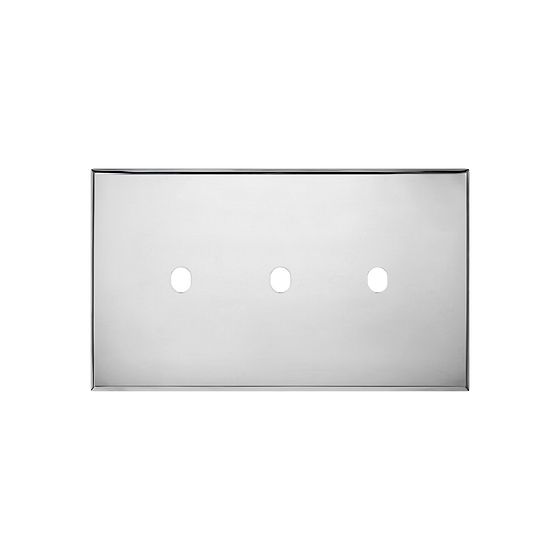 Soho Lighting Nickel 3 Gang TM Module Grid Switch Plate - The Palaces Collection