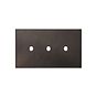 Soho Lighting Heritage Bronze 3 Gang TM Module Grid Switch Plate - The Palaces Collection