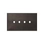 Soho Lighting Heritage Bronze 4 Gang TM Module Grid Switch Plate - The Palaces Collection
