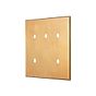 Soho Lighting Natural Brass 5 Gang TM Module Grid Switch Plate - The Palaces Collection