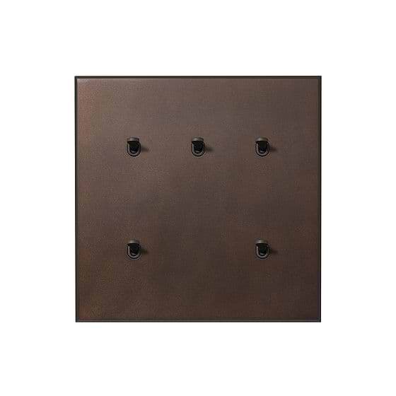 Soho Lighting Heritage Bronze 5 Gang 20A 2 Way Toggle Switch with Bronze Toggle - The Palaces Collection