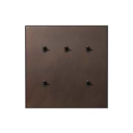 Soho Lighting Heritage Bronze 5 Gang 20A 2 Way Retractive Toggle Switch with Bronze Toggle - The Palaces Collection