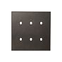 Soho Lighting Heritage Bronze 6 Gang TM Module Grid Switch Plate - The Palaces Collection