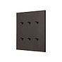 Soho Lighting Heritage Bronze 6 Gang 20A 2 Way Retractive Toggle Switch with Bronze Toggle - The Palaces Collection