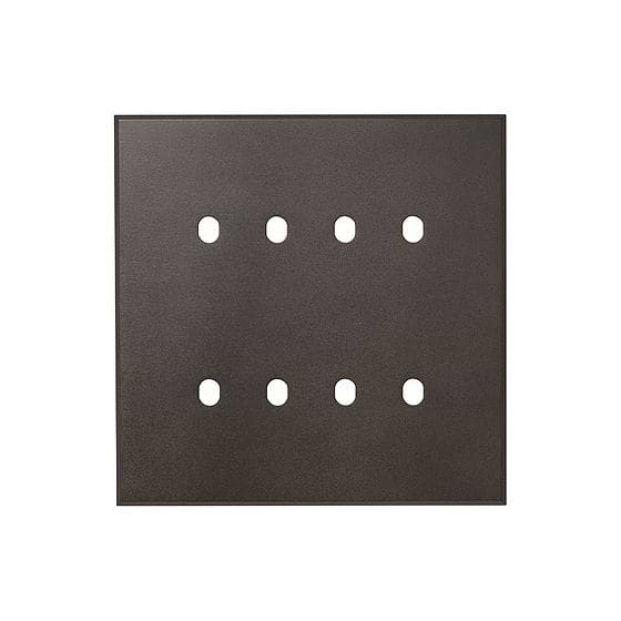 Soho Lighting Heritage Bronze 8 Gang TM Module Grid Switch Plate - The Palaces Collection