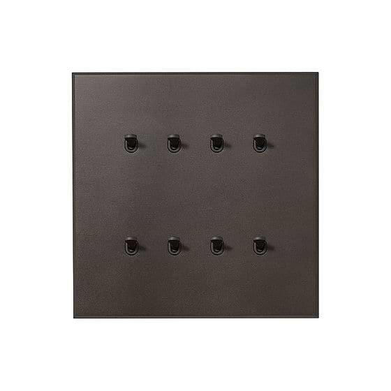 Soho Lighting Heritage Bronze 8 Gang 20A 2 Way Retractive Toggle Switch with Bronze Toggle - The Palaces Collection