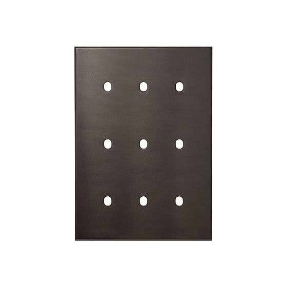 Soho Lighting Heritage Bronze 9 Gang TM Module Grid Switch Plate - The Palaces Collection