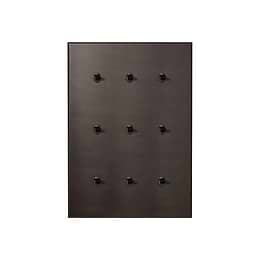 Soho Lighting Heritage Bronze 9 Gang 20A 2 Way Toggle Switch with Bronze Toggle - The Palaces Collection