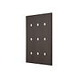 Soho Lighting Heritage Bronze 9 Gang TM Module Grid Switch Plate - The Palaces Collection