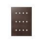 Soho Lighting Heritage Bronze 12 Gang TM Module Grid Switch Plate - The Palaces Collection