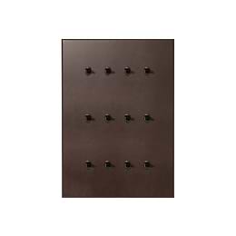 Soho Lighting Heritage Bronze 12 Gang 20A 2 Way Retractive Toggle Switch with Bronze Toggle - The Palaces Collection
