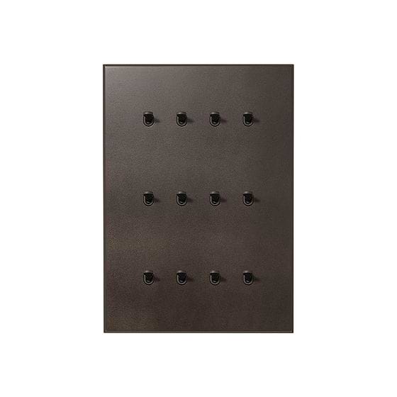 Soho Lighting Heritage Bronze 12 Gang 20A 2 Way Retractive Toggle Switch with Bronze Toggle - The Palaces Collection