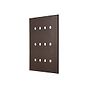 Soho Lighting Heritage Bronze 12 Gang TM Module Grid Switch Plate - The Palaces Collection