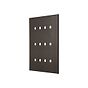 Soho Lighting Heritage Bronze 12 Gang TM Module Grid Switch Plate - The Palaces Collection