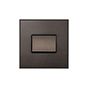 Soho Lighting Heritage Bronze 1 Gang 10A 1 Way 3-Pole Extractor Fan Isolator Switch with Black Insert - The Palaces Collection