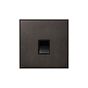 Soho Lighting Heritage Bronze 1 Gang BT Master Telephone Socket with Black Insert  - The Palaces Collection