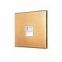 Soho Lighting Natural Brass 1 Gang BT Secondary Telephone Socket with White Insert  - The Palaces Collection