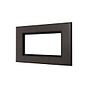 Soho Lighting Heritage Bronze 4 x25mm EM Euro Module Wall Plate with Black Insert  - The Palaces Collection