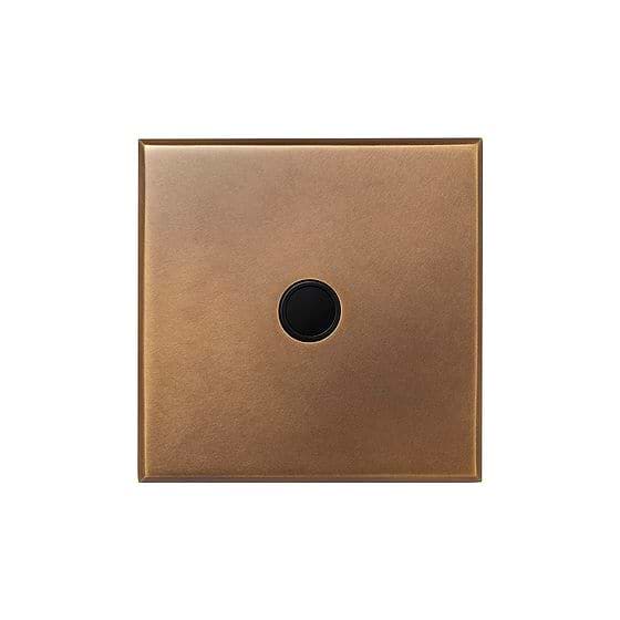 Soho Lighting Aged Brass 20A Flex Outlet with Black Insert  - The Palaces Collection
