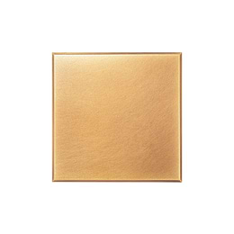 Soho Lighting Natural Brass Single Blank Plate  - The Palaces Collection