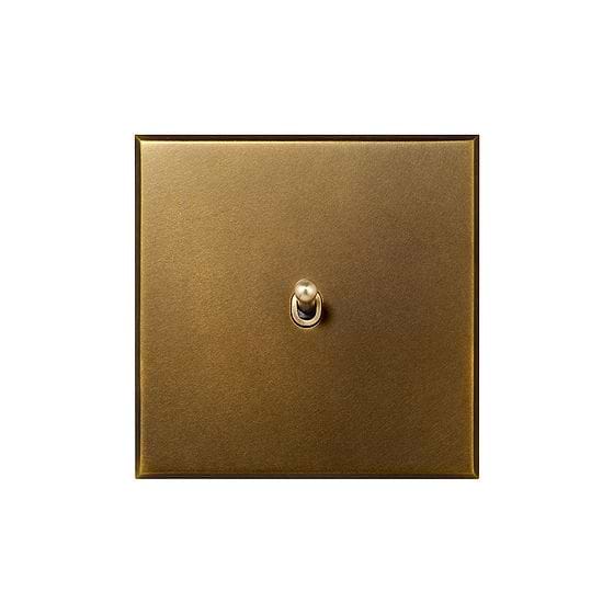 Soho Lighting Aged Brass 1 Gang 20A 2 Way Retractive Toggle Switch - The Palaces Collection