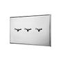 Soho Lighting Nickel 3 Gang 20A Intermediate Toggle Switch - The Palaces Collection