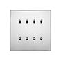 Soho Lighting Nickel 8 Gang 20A 2 Way Retractive Toggle Switch - The Palaces Collection