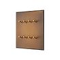 Soho Lighting Aged Brass 8 Gang 2 Way Dimming Toggle Switch - The Palaces Collection