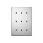 Soho Lighting Nickel 9 Gang 20A 2 Way Toggle Switch - The Palaces Collection
