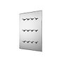 Soho Lighting Nickel 12 Gang 20A 2 Way Toggle Switch - The Palaces Collection
