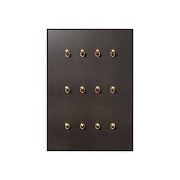 Soho Lighting Heritage Bronze 12 Gang 20A 2 Way Toggle Switch - The Palaces Collection