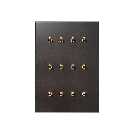 Soho Lighting Heritage Bronze 12 Gang 20A 2 Way Retractive Toggle Switch - The Palaces Collection