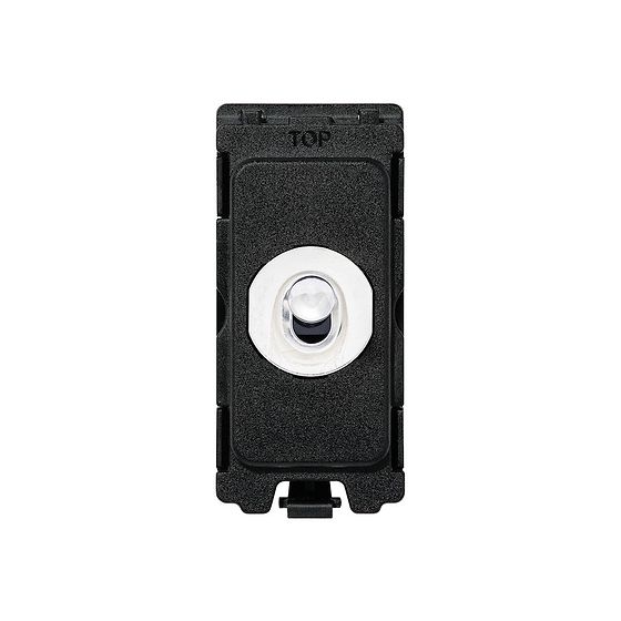Soho Lighting Nickel 20A Double Pole TM-Grid Toggle Switch Module - The Palaces Collection