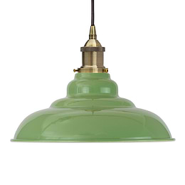 Mint Green St Edmund's Painted Pendant Light