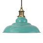 Duck Egg Blue St Edmund's Painted Pendant Light