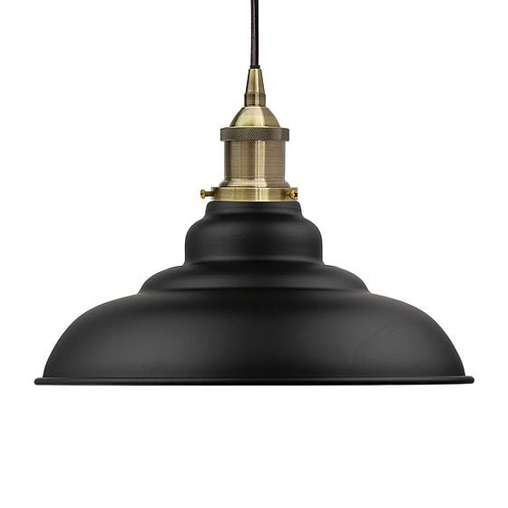 Matt Black St Edmund's Painted Pendant Light